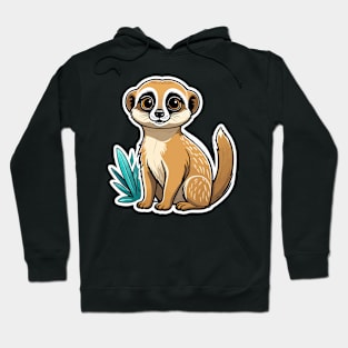 Meerkat Cute Illustration Hoodie